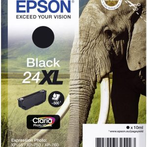Epson Inktcartridge 24XL Origineel Zwart C 13 T 24314012 Epson Inktcartridge 24XL Origineel Zwart C 13 T 24314012