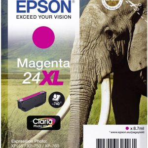 Epson Inktcartridge 24XL Origineel Magenta C 13 T 24334012 Epson Inktcartridge 24XL Origineel Magenta C 13 T 24334012