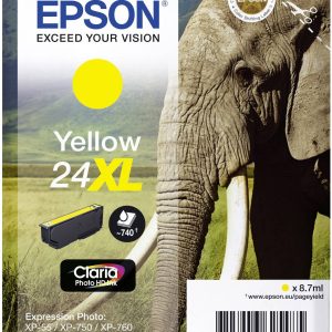 Epson Inktcartridge 24XL Origineel Geel C 13 T 24344012 Epson Inktcartridge 24XL Origineel Geel C 13 T 24344012