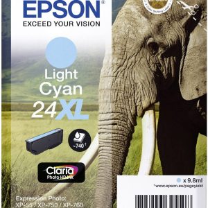 Epson Inktcartridge 24XL Origineel Foto cyaan C 13 T 24354012 Epson Inktcartridge 24XL Origineel Foto cyaan C 13 T 24354012