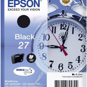 Epson Inktcartridge 27 Origineel Zwart C 13 T 27014012 Epson Inktcartridge 27 Origineel Zwart C 13 T 27014012