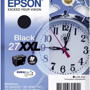 Epson Inktcartridge 27XXL Origineel Zwart C13T27914012 Epson Inktcartridge 27XXL Origineel Zwart C13T27914012