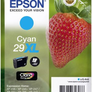 Epson Inktcartridge 29XL Origineel Cyaan C 13 T 29924012 Epson Inktcartridge 29XL Origineel Cyaan C 13 T 29924012
