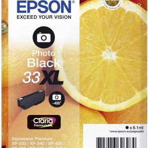 Epson Inktcartridge 33XL Origineel Foto zwart C 13 T 33614012 Epson Inktcartridge 33XL Origineel Foto zwart C 13 T 33614012