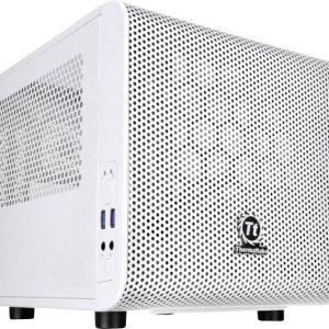 Thermaltake Core V1 Snow Mini-tower PC-behuizing Wit 1 voorgeïnstalleerde ventilator, LCS-compatibel