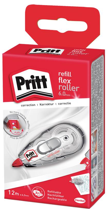 Pritt Correctieroller refill flex 6 mm Wit 12 m 1 stuk(s)