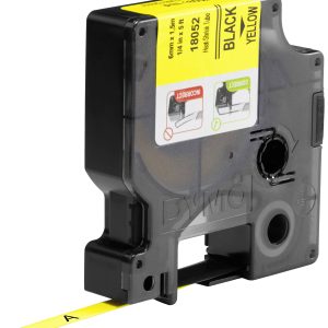 Etiketten DYMO IND RHINO S0718270 Polyolefine Tapekleur: Geel Tekstkleur:Zwart 6 mm 1.5 m Etiketten DYMO IND RHINO S0718270 Polyolefine Tapekleur: Geel Tekstkleur:Zwart 6 mm 1.5 m