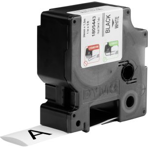DYMO IND RHINO S0718340 Polyolefine Tapekleur: Wit Tekstkleur:Zwart 24 mm 1.5 m DYMO IND RHINO S0718340 Polyolefine Tapekleur: Wit Tekstkleur:Zwart 24 mm 1.5 m