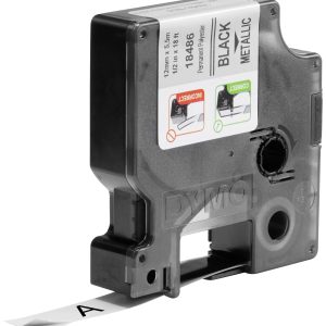Etiketten DYMO IND RHINO S0718180 Polyester Tapekleur: Metallic Tekstkleur:Zwart 12 mm 5.5 m Etiketten DYMO IND RHINO S0718180 Polyester Tapekleur: Metallic Tekstkleur:Zwart 12 mm 5.5 m