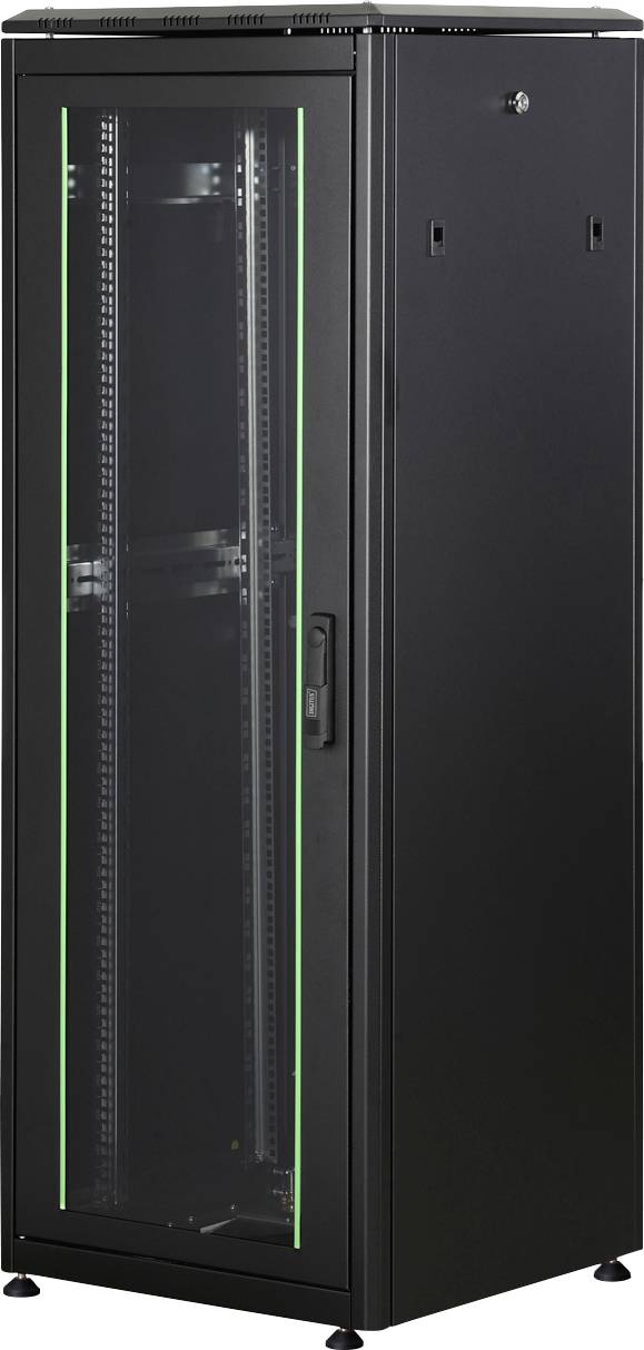 Digitus DN-19 32U-6/6-B-1 19inch-patchkast (b x h x d) 600 x 1609 x 600 mm 32 HE Zwart (RAL 9005)