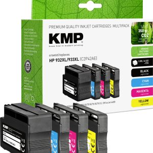 KMP Inktcartridge vervangt HP 932XL, 933XL, CN053AE, CN054AE, CN055AE, CN056AE Compatibel Combipack Zwart, Cyaan, Magent KMP Inktcartridge vervangt HP 932XL, 933XL, CN053AE, CN054AE, CN055AE, CN056AE Compatibel Combipack Zwart, Cyaan, Magent