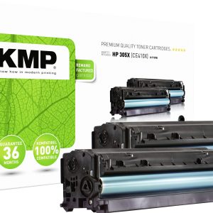 KMP Toner vervangt HP 305X, CE410X Compatibel 2-pack Zwart 4900 bladzijden H-T157D 1233,HC21