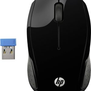 HP Wireless 200 Muis Radiografisch Optisch Zwart 3 Toetsen 1000 dpi HP Wireless 200 Muis Radiografisch Optisch Zwart 3 Toetsen 1000 dpi