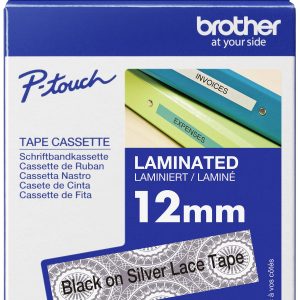 Etiketten Brother TZe, TZ TZe-MPSL31 Tapekleur: Wit (met zilveren motief) Tekstkleur:Zwart 12 mm 4 m Etiketten Brother TZe, TZ TZe-MPSL31 Tapekleur: Wit (met zilveren motief) Tekstkleur:Zwart 12 mm 4 m