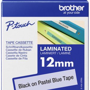 Brother TZe-MQ531 Labeltape pastel Kunststof Tapekleur: Pastelblauw Tekstkleur: Zwart 12 mm 4 m