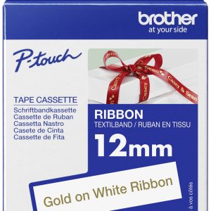 Etiketten Brother TZe, TZ TZe-R234 Tapekleur: Wit Tekstkleur:Goud 12 mm 4 m Etiketten Brother TZe, TZ TZe-R234 Tapekleur: Wit Tekstkleur:Goud 12 mm 4 m
