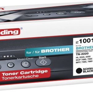 Edding Toner vervangt Brother TN-2210, TN-2220 Compatibel Zwart 2600 bladzijden EDD-1001 18-1001
