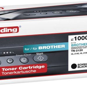 Edding Toner vervangt Brother, Lenovo TN-2120 Compatibel Zwart 2600 bladzijden EDD-1000 18-1000
