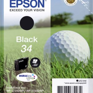 Epson Inktcartridge 34 Origineel Zwart C 13 T 34614010