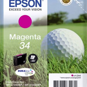 Epson Inktcartridge 34 Origineel Magenta C 13 T 34634010