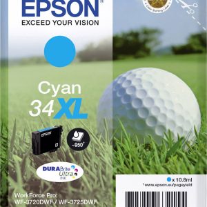 Epson Inktcartridge 34XL Origineel Cyaan C 13 T 34724010