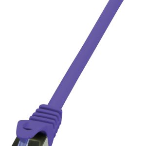 LogiLink CQ306VS RJ45 Netwerkkabel, patchkabel CAT 6A S/FTP 3.00 m Violet Vlambestendig, Halogeenvrij, Snagless 1 stuk(s LogiLink CQ306VS RJ45 Netwerkkabel, patchkabel CAT 6A S/FTP 3.00 m Violet Vlambestendig, Halogeenvrij, Snagless 1 stuk(s