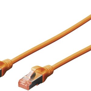 Digitus DK-1644-010/OR RJ45 Netwerkkabel, patchkabel CAT 6 S/FTP 1.00 m Oranje Halogeenvrij, Verdraaide paren 1 stuk(s) Digitus DK-1644-010/OR RJ45 Netwerkkabel, patchkabel CAT 6 S/FTP 1.00 m Oranje Halogeenvrij, Verdraaide paren 1 stuk(s)