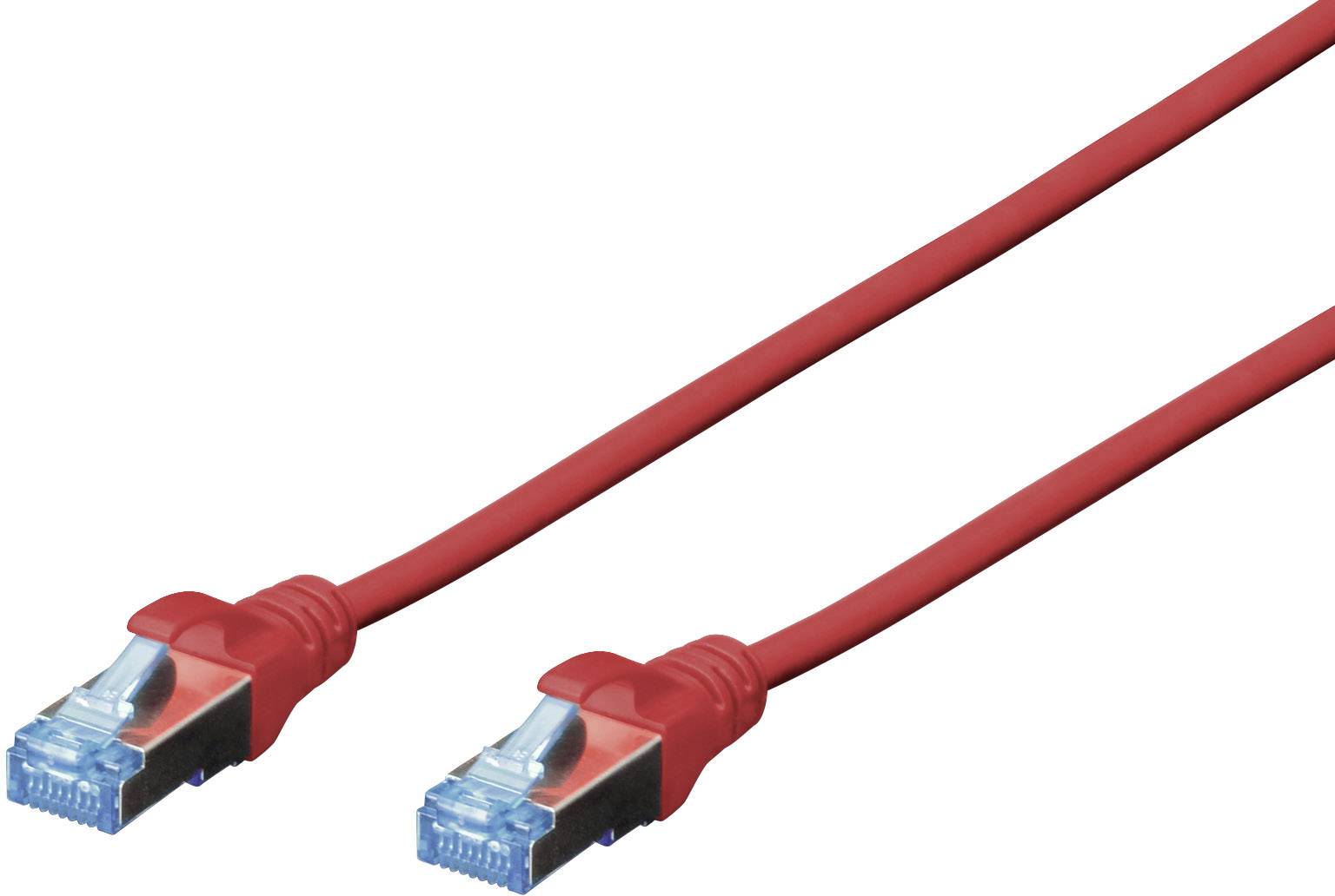 Digitus DK-1532-020/R RJ45 Netwerkkabel, patchkabel CAT 5e SF/UTP 2.00 m Rood Verdraaide paren 1 stuk(s)