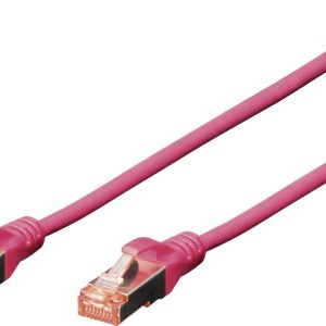 Digitus DK-1644-020/MG RJ45 Netwerkkabel, patchkabel CAT 6 S/FTP 2.00 m Magenta Halogeenvrij, Verdraaide paren 1 stuk(s) Digitus DK-1644-020/MG RJ45 Netwerkkabel, patchkabel CAT 6 S/FTP 2.00 m Magenta Halogeenvrij, Verdraaide paren 1 stuk(s)