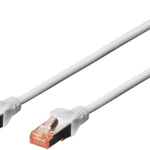 Digitus DK-1644-150 RJ45 Netwerkkabel, patchkabel CAT 6 S/FTP 15.00 m Grijs Halogeenvrij, Verdraaide paren, Snagless, Vl Digitus DK-1644-150 RJ45 Netwerkkabel, patchkabel CAT 6 S/FTP 15.00 m Grijs Halogeenvrij, Verdraaide paren, Snagless, Vl