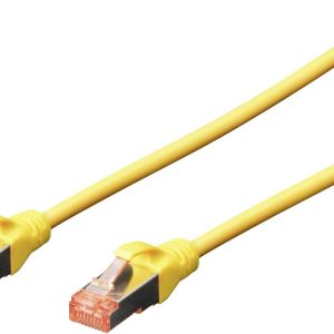 Digitus DK-1644-010/Y RJ45 Netwerkkabel, patchkabel CAT 6 S/FTP 1.00 m Geel Halogeenvrij, Verdraaide paren, Snagless, Vl Digitus DK-1644-010/Y RJ45 Netwerkkabel, patchkabel CAT 6 S/FTP 1.00 m Geel Halogeenvrij, Verdraaide paren, Snagless, Vl