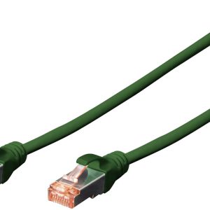 Digitus DK-1644-010/G RJ45 Netwerkkabel, patchkabel CAT 6 S/FTP 1.00 m Groen Halogeenvrij, Verdraaide paren, Snagless, V Digitus DK-1644-010/G RJ45 Netwerkkabel, patchkabel CAT 6 S/FTP 1.00 m Groen Halogeenvrij, Verdraaide paren, Snagless, V
