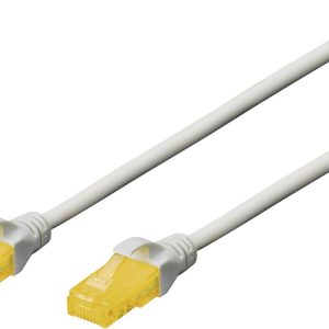 Digitus DK-1613-A-005 RJ45 Netwerkkabel, patchkabel CAT 6A U/UTP 0.50 m Grijs Halogeenvrij, Verdraaide paren 1 stuk(s) Digitus DK-1613-A-005 RJ45 Netwerkkabel, patchkabel CAT 6A U/UTP 0.50 m Grijs Halogeenvrij, Verdraaide paren 1 stuk(s)