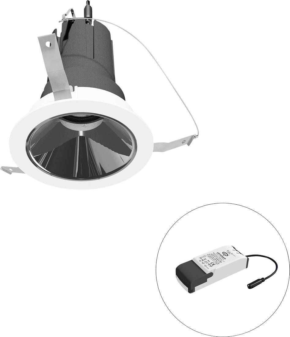 EVN F02R11SM1340L38P F02R11SM1340L38P LED-plafondspot