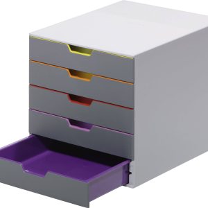 Durable VARICOLOR 5 – 7605 760527 Ladebox Grijs DIN A4, DIN C4, Folio, Letter Aantal lades: 5 Durable VARICOLOR 5 – 7605 760527 Ladebox Grijs DIN A4, DIN C4, Folio, Letter Aantal lades: 5