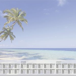 Sigel HO470 Bureau onderlegger Beach 3-jaarskalender Meerdere kleuren (b x h) 59.5 cm x 41 cm Sigel HO470 Bureau onderlegger Beach 3-jaarskalender Meerdere kleuren (b x h) 59.5 cm x 41 cm