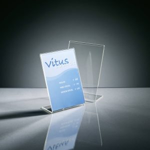 Sigel TA214 Tafelstatief L-vorm Voor papierformaat: DIN A6 Glas (helder) 1 stuk(s) Sigel TA214 Tafelstatief L-vorm Voor papierformaat: DIN A6 Glas (helder) 1 stuk(s)