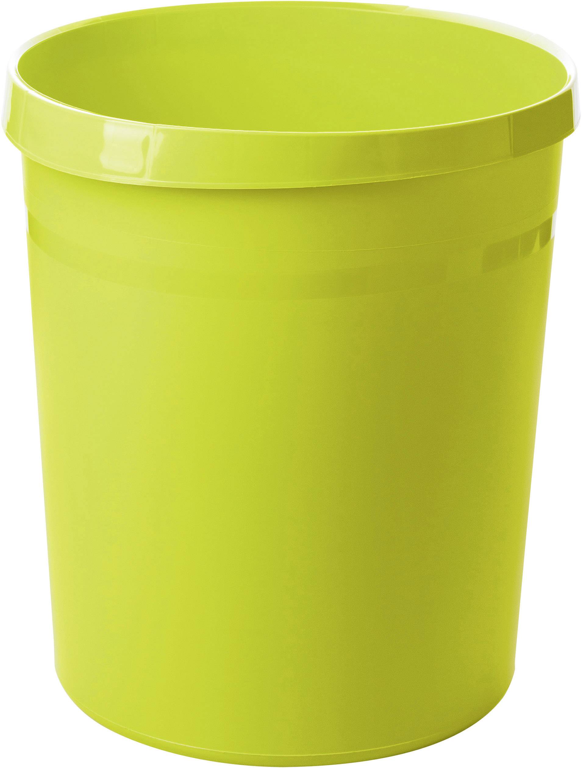 HAN GRIP 18190-50 Prullenbak 18 l (Ø x h) 31.2 cm x 34.5 cm Polypropyleen Citroen 1 stuk(s)
