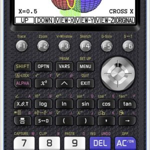 Casio fx-CG50 Grafische rekenmachine Zwart Aantal displayposities: 21 werkt op batterijen (b x h x d) 89 x 18.6 x 188.5