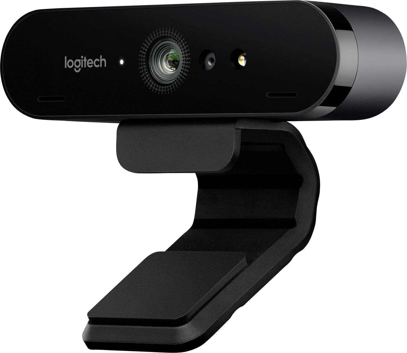 Logitech BRIO 4K-webcam 4096 x 2160 Pixel Standvoet, Klemhouder