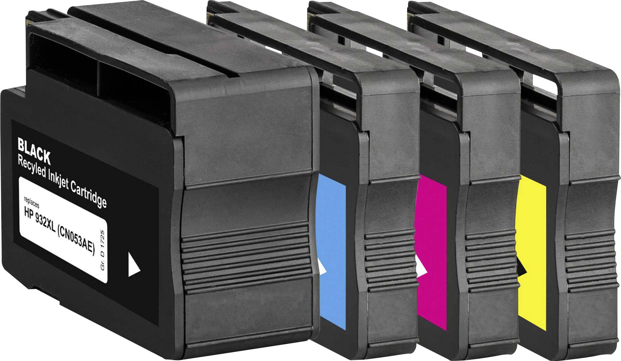 Basetech Inktcartridge vervangt HP 932XL, 933XL, CN053AE, CN054AE, CN055AE, CN056AE Compatibel Combipack Zwart, Cyaan, M