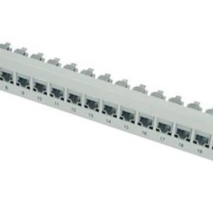 Telegärtner 100007007 24 poorten Netwerkpatchpaneel 483 mm (19″) CAT 6A 1 HE Grijs-wit (RAL 7035) Ingericht Telegärtner 100007007 24 poorten Netwerkpatchpaneel 483 mm (19″) CAT 6A 1 HE Grijs-wit (RAL 7035) Ingericht