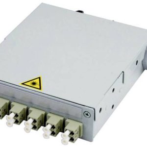 Telegärtner 100022885 Verdeelplaat voor glasvezelkabels Grijs-wit (RAL 7035) 1 stuk(s)