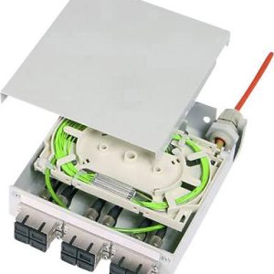 Telegärtner 100022815 Verbindingscassette voor glasvezelkabels Grijs-wit (RAL 7035) 1 stuk(s)