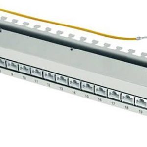 Telegärtner 100007018 24 poorten Netwerkpatchpaneel 483 mm (19″) CAT 6A 1 HE Grijs-wit (RAL 7035) Ingericht Telegärtner 100007018 24 poorten Netwerkpatchpaneel 483 mm (19″) CAT 6A 1 HE Grijs-wit (RAL 7035) Ingericht
