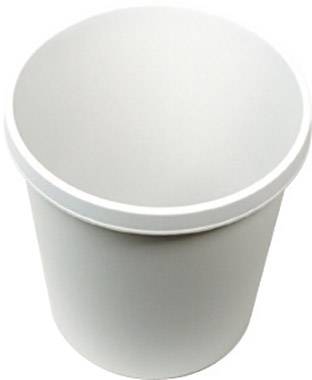 Helit the german H6105882 Prullenbak 18 l (Ø x h) 31.5 cm x 33.5 cm Polypropyleen Lichtgrijs 1 stuk(s)