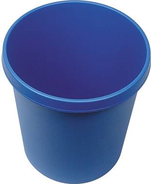 Helit the german H6105834 Prullenbak 18 l (Ø x h) 31.5 cm x 33.5 cm Polypropyleen Blauw 1 stuk(s)