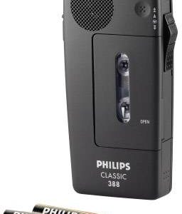 Philips Pocket Memo 388 Classic Analoog dicteerapparaat Opnameduur (max.) 30 min. Zwart incl. draaglus Philips Pocket Memo 388 Classic Analoog dicteerapparaat Opnameduur (max.) 30 min. Zwart incl. draaglus