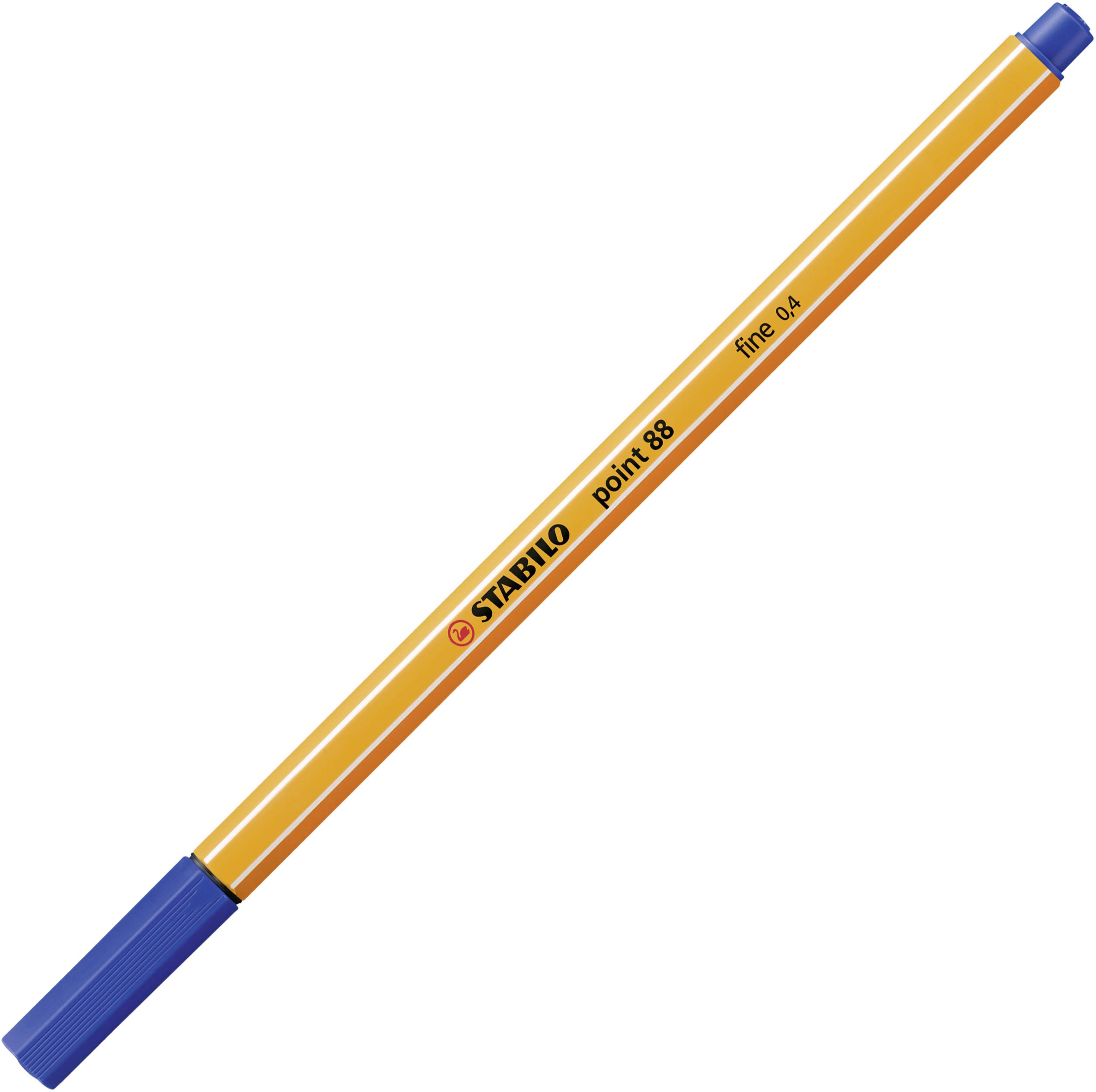 STABILO point 88 88/41 Fineliner Blauw 0.4 mm 1 stuk(s)
