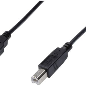 Digitus AK-300102-010-S USB-kabel USB 2.0 USB-A stekker, USB-B stekker 1.00 m Zwart Digitus AK-300102-010-S USB-kabel USB 2.0 USB-A stekker, USB-B stekker 1.00 m Zwart